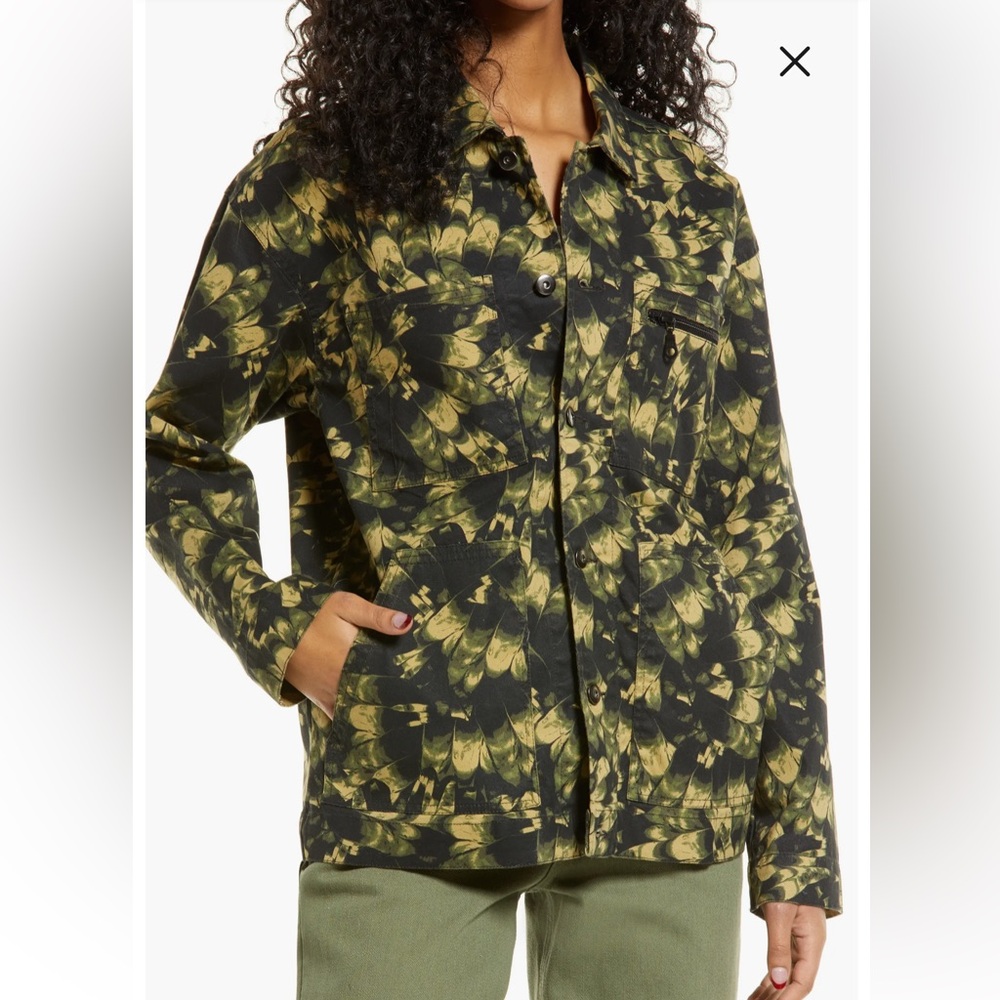 Nordstrom Cristina Martinez Stretch Twill Utility Jacket
